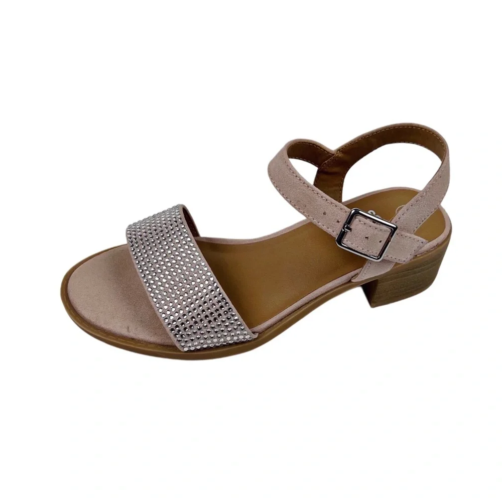 Art Class Girls Rhinestone Sandal Size 1